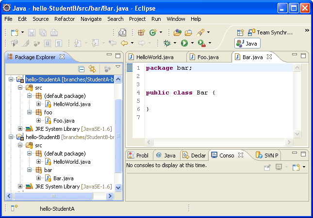 [Merge Scenario #2 - Before Merge]