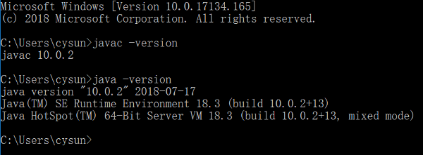 (JDK After Installation)