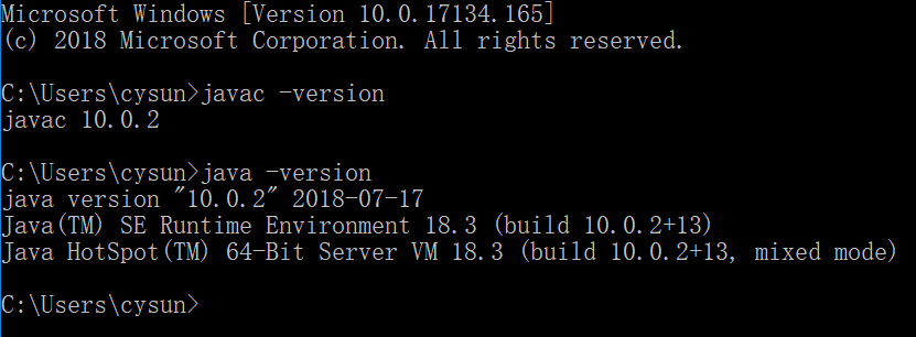 (JDK After Installation)